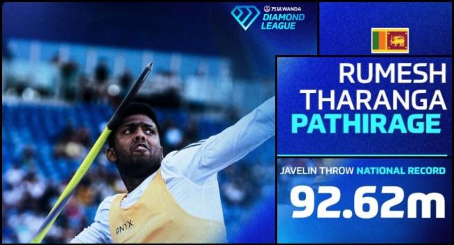 Rumesh Targets Global Titles After 92.62m Throw